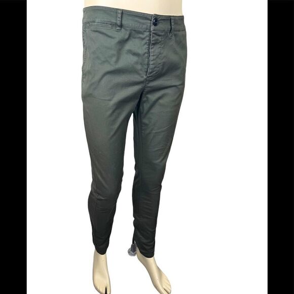 Men’s ASOS Army Green Skinny Chino Great Condition Size 30”W x 32”L - Picture 1 of 7